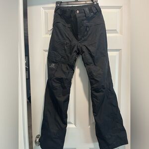 Salomon Dark Charcoal Ski Pants
